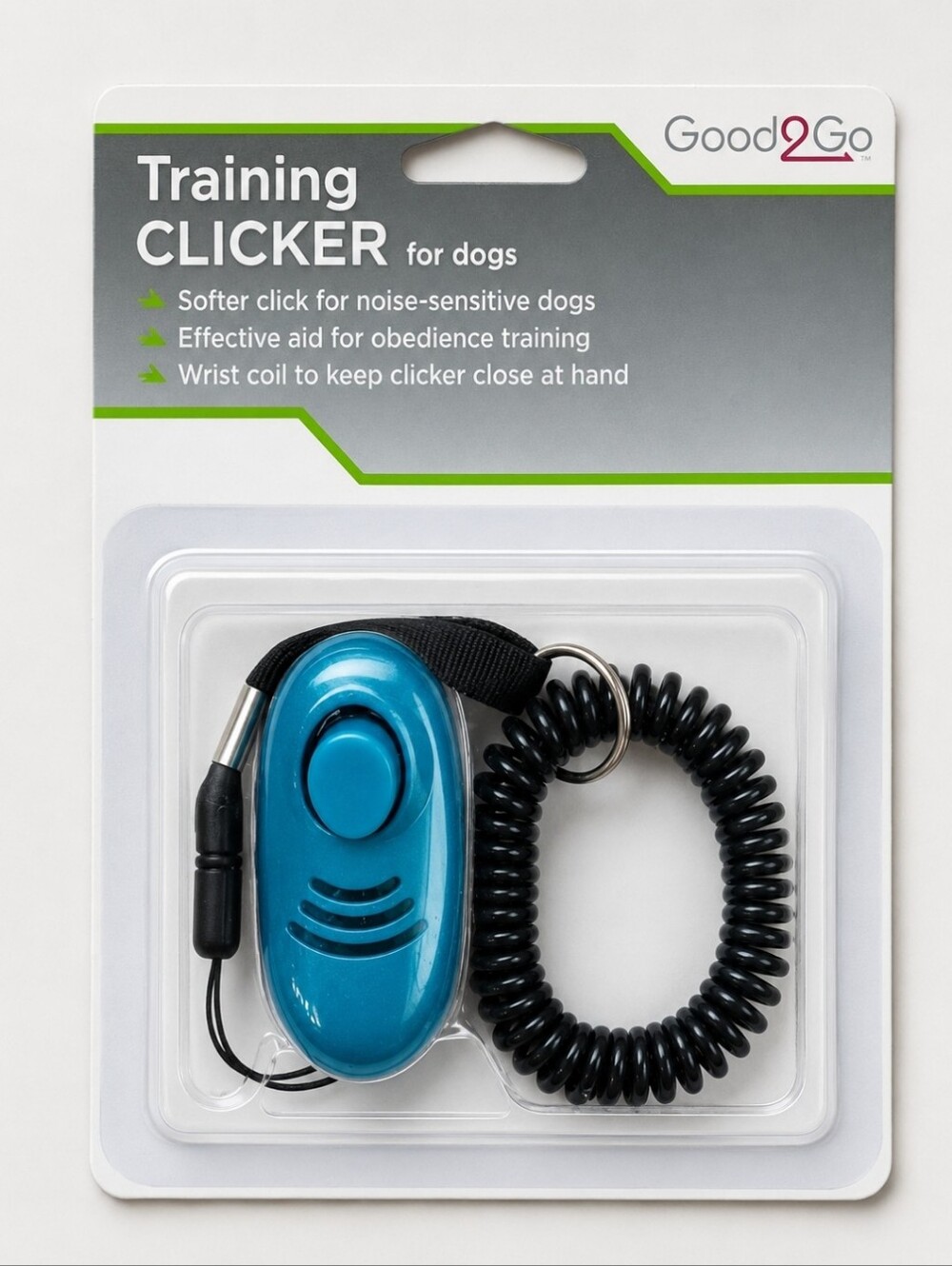 Obedience Class Training Wrist Clicker Good2Go for Noise Sensitive Dog Ears NIP